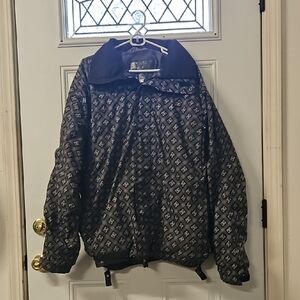 DC Black and Gray Logo Jacket